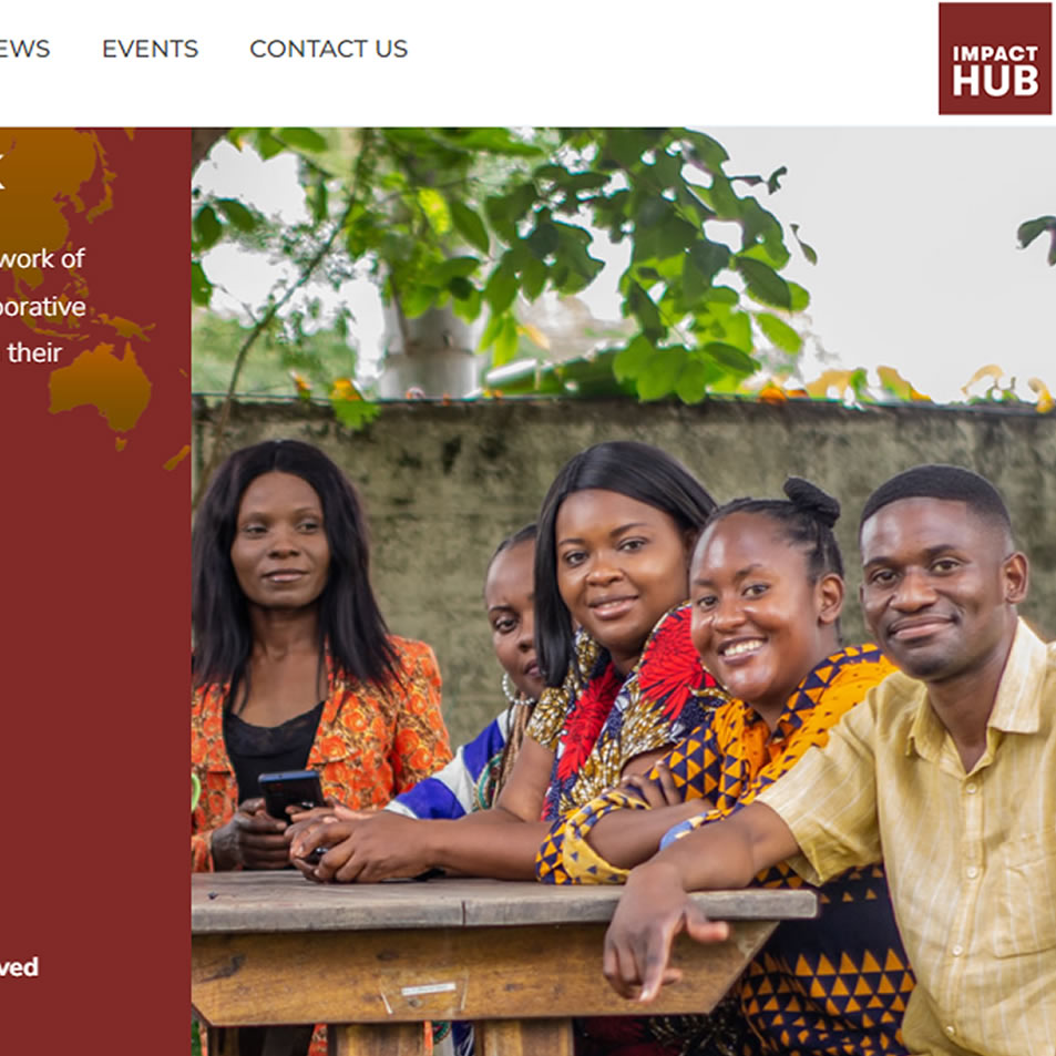 Website development and hosting, and domain administration for Impact Hub Lusaka, Lusaka, Zambia